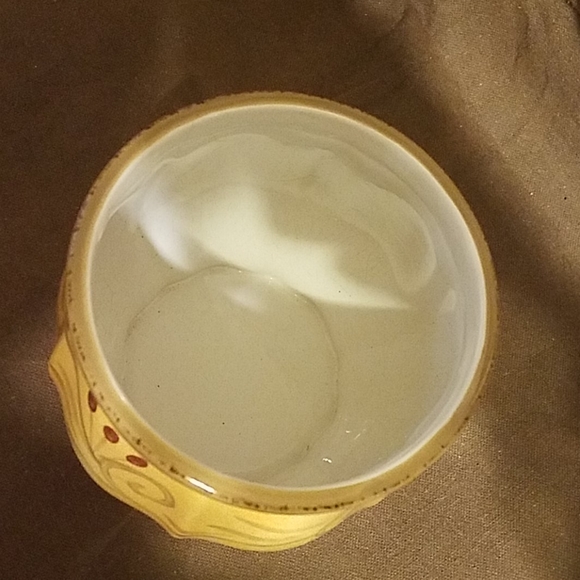 Yellow Ceramic Decorative Pot Planter Vase - Picture 3 of 5